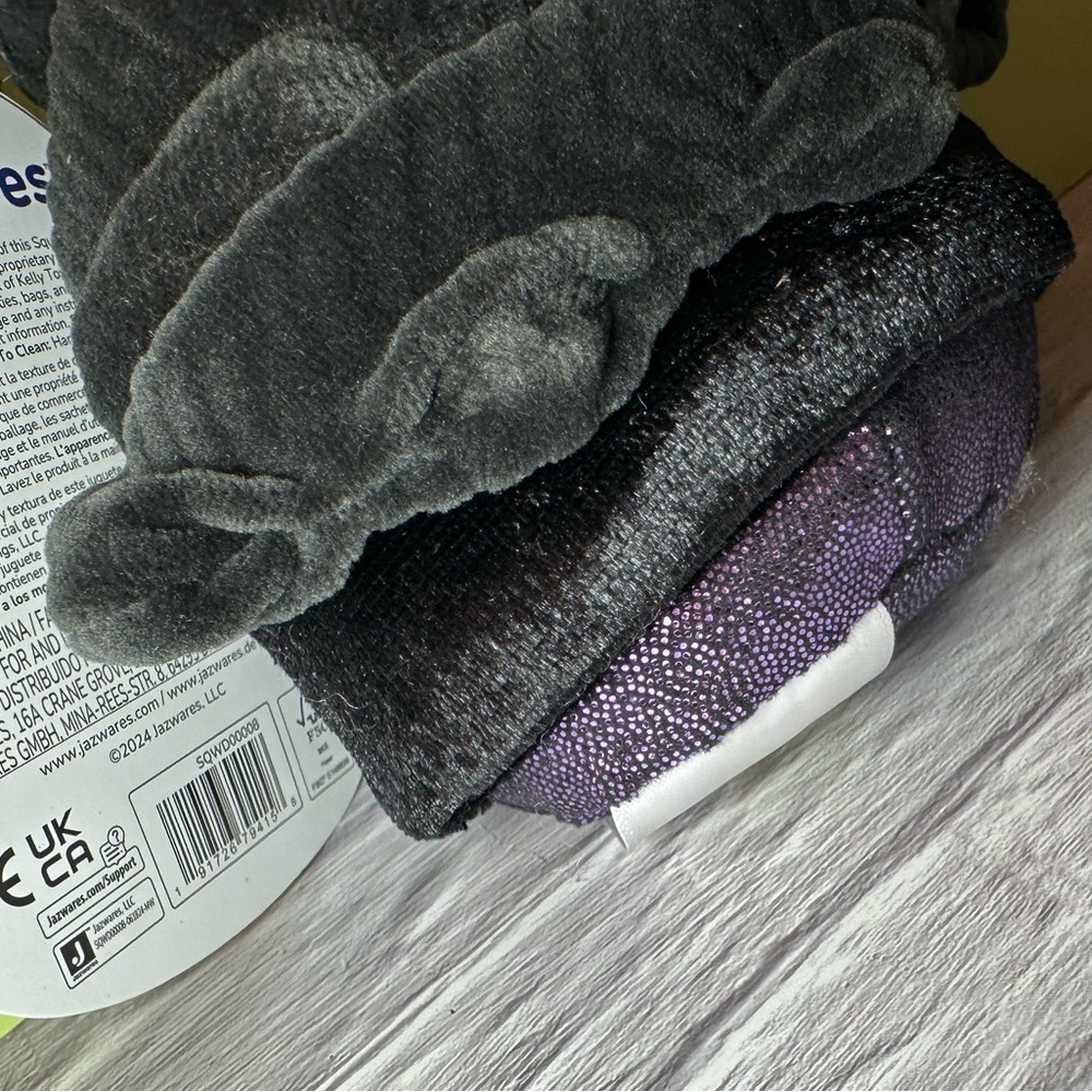 Squishmallows 3.5” Wicked Elphaba Bag Charm Keychain Clip NWT - Picture 5 of 7